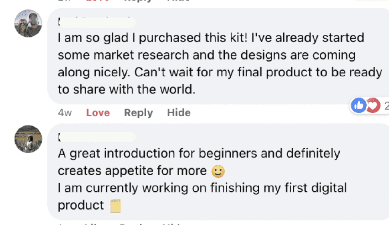 Customer testimonial screenshot 2