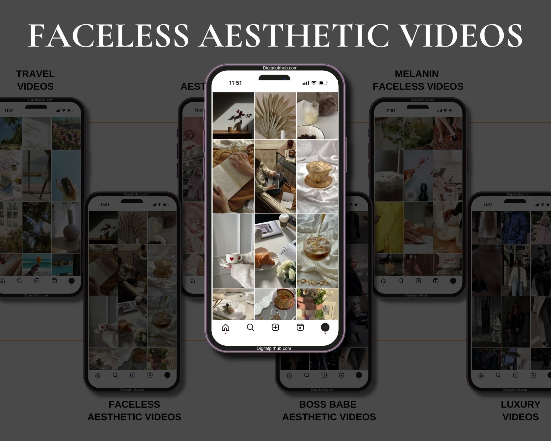 2200+ Faceless Aesthetic Videos