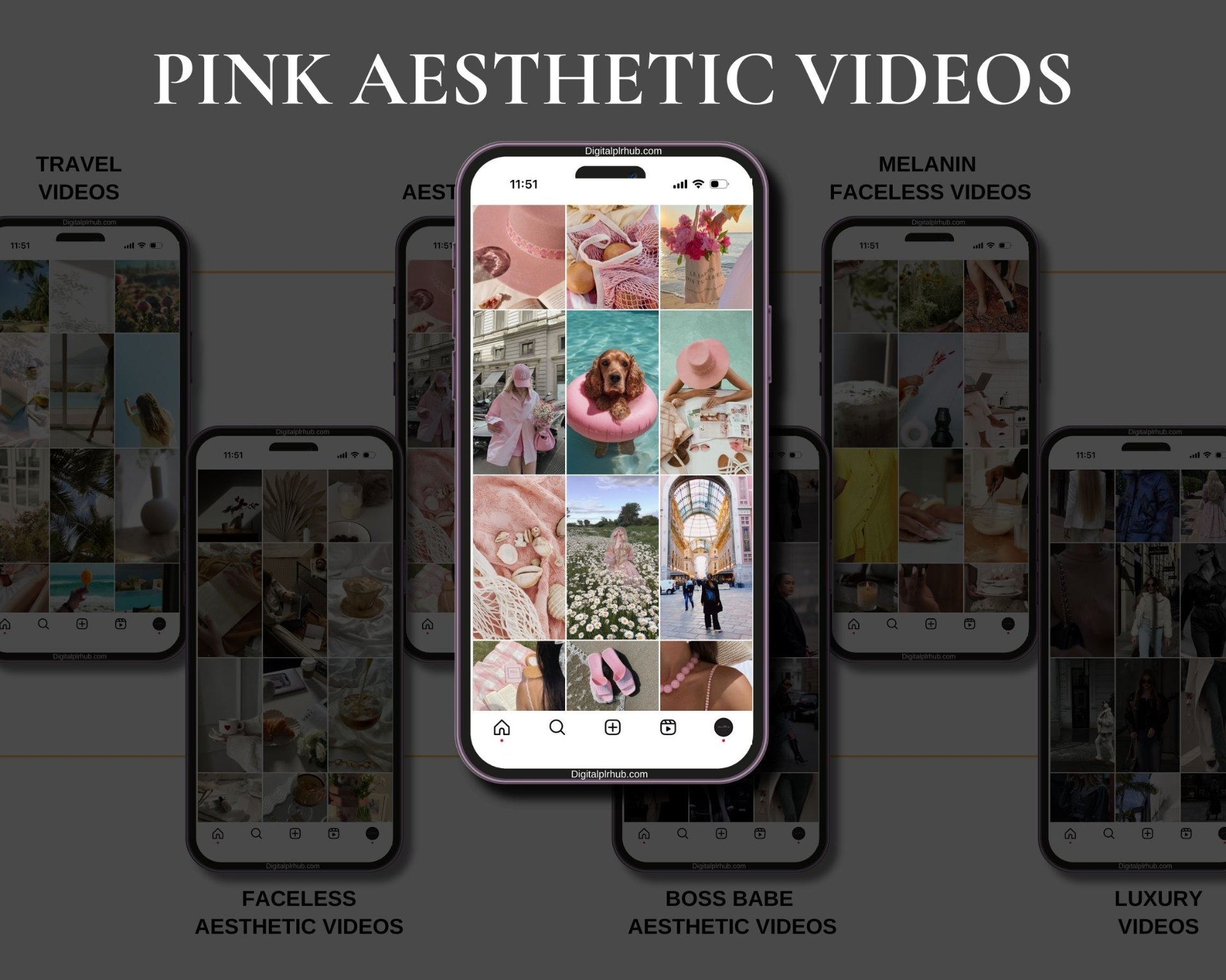 400+ Pink Aesthetic Videos